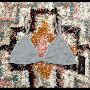 Tavik| NWT triangle bikini top, size Large